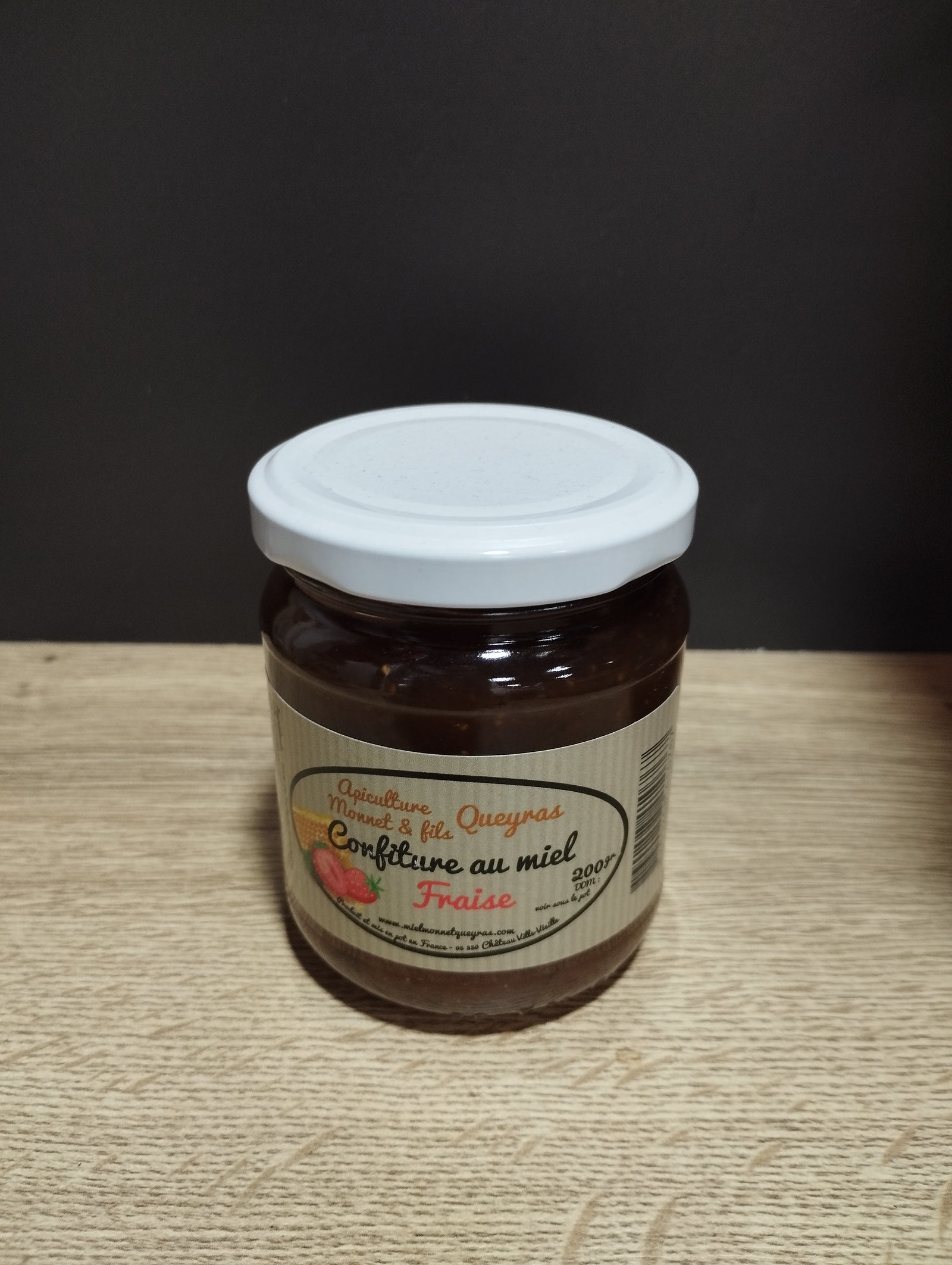 confiture au miel fraise