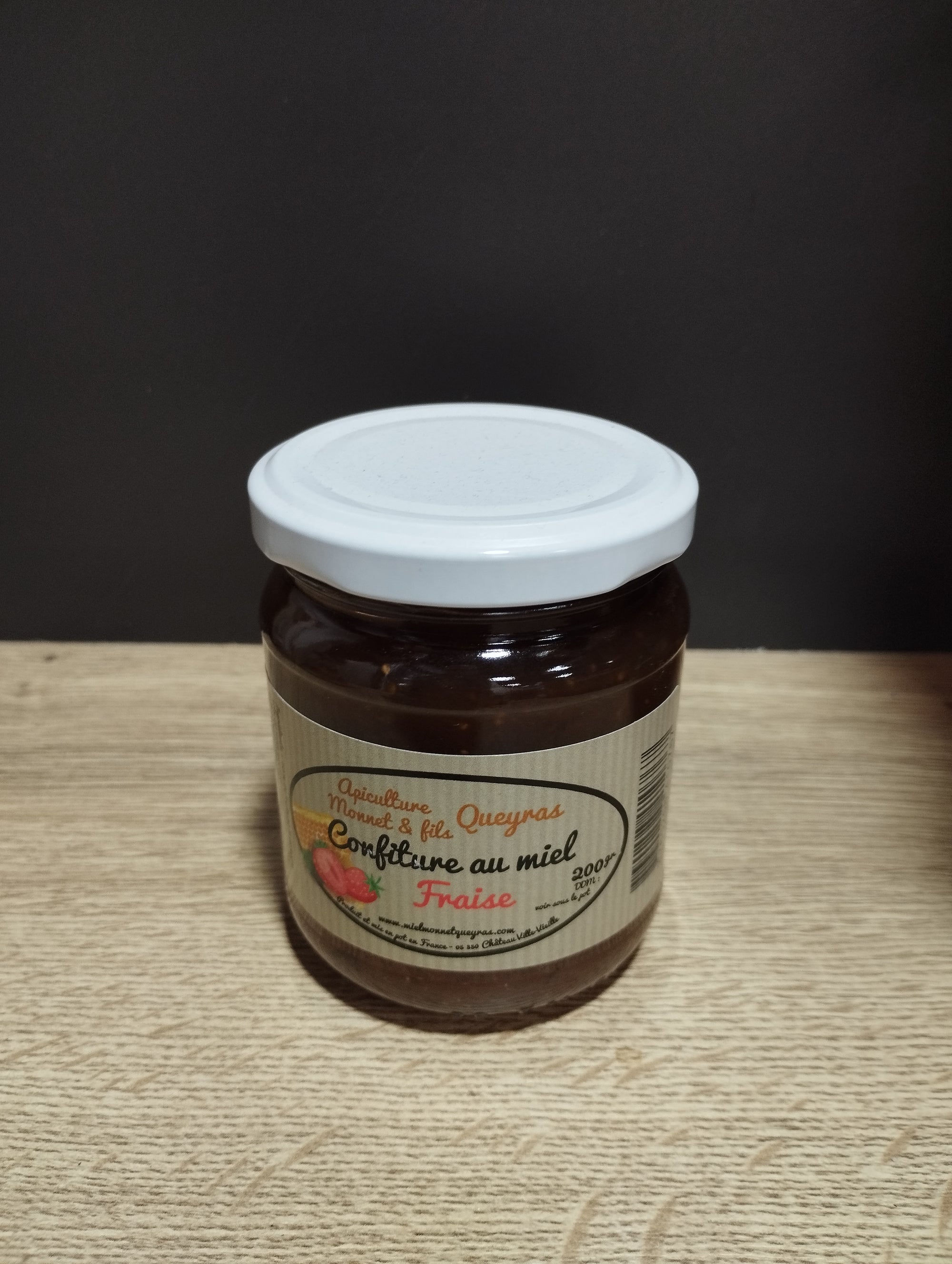 confiture au miel fraise