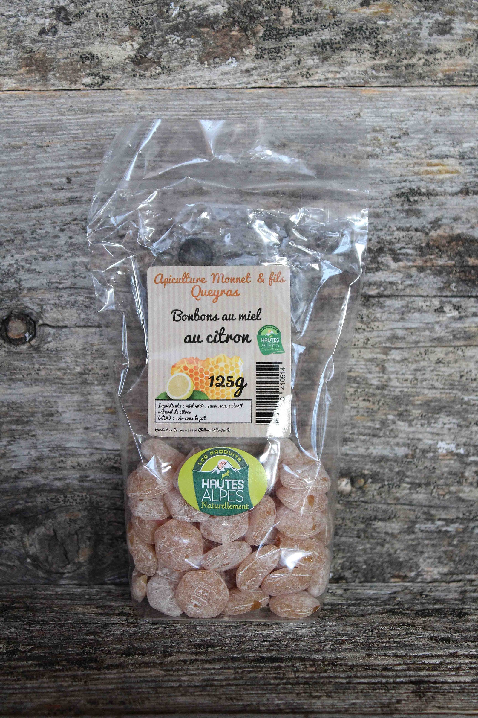 Bonbons au miel et citron