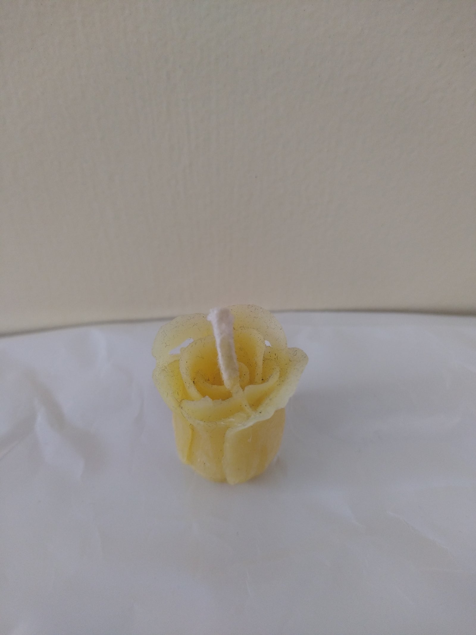 Bougie 1 "Rose" cire d'abeille