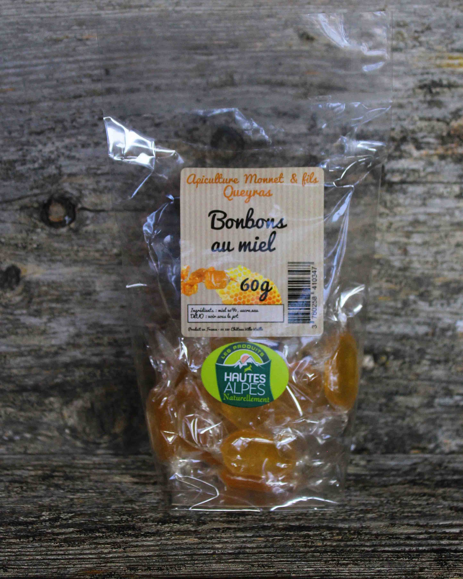 Bonbons au miel en papillote